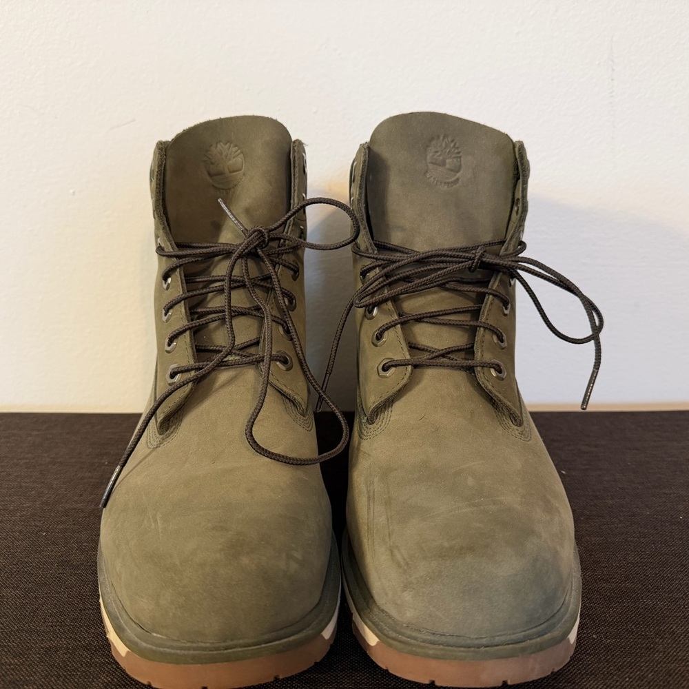 Timberland Men's Green Lace-Up Boots - Picture 2 of 7
